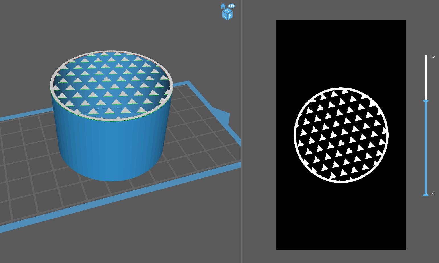 35% infill density