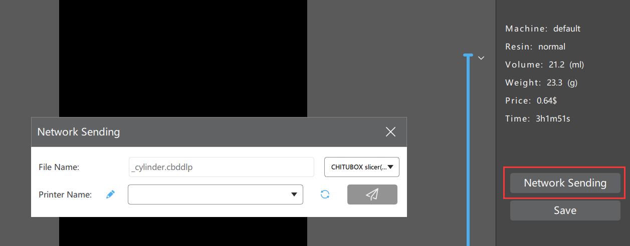 Network Sending feature